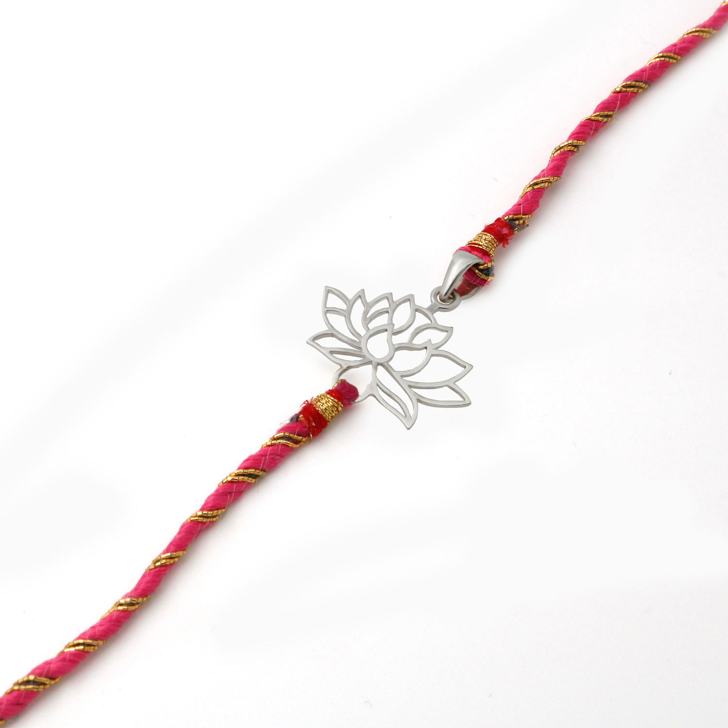 Lotus Rakhi Cum Pendant