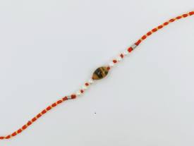 Tiger's Eye & Pearl Rakhi