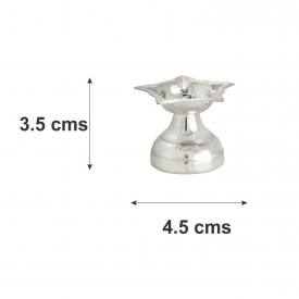 Panchmukhi Silver Diya