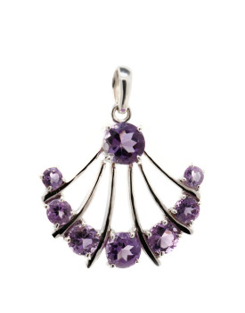 Amethyst Bouquet Pendant
