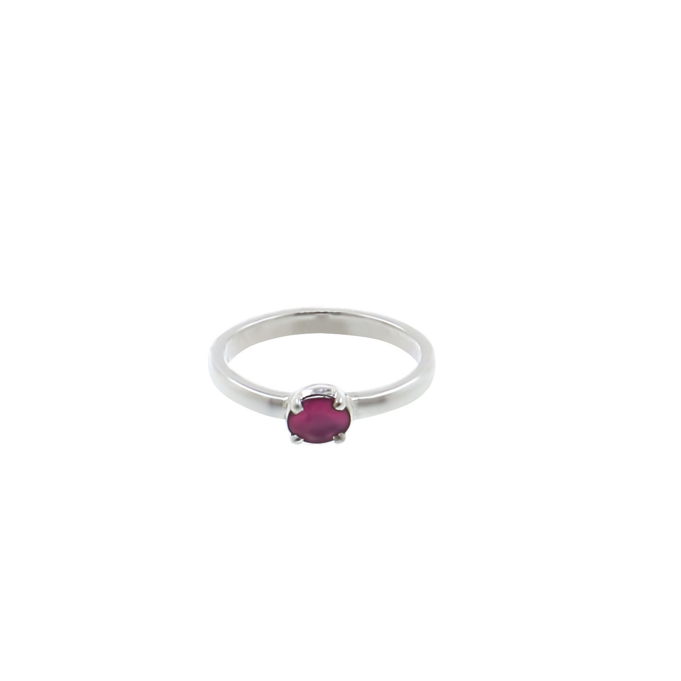 Petite Oval Ruby Ring – Amáli Jewelry