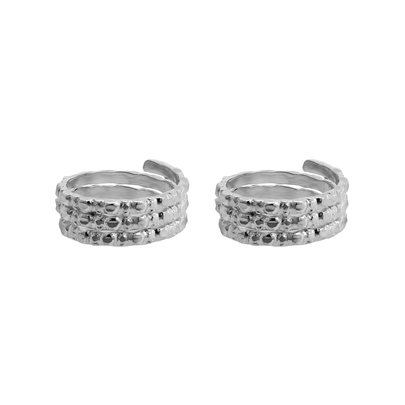Classy Plain Engraved Toe Ring